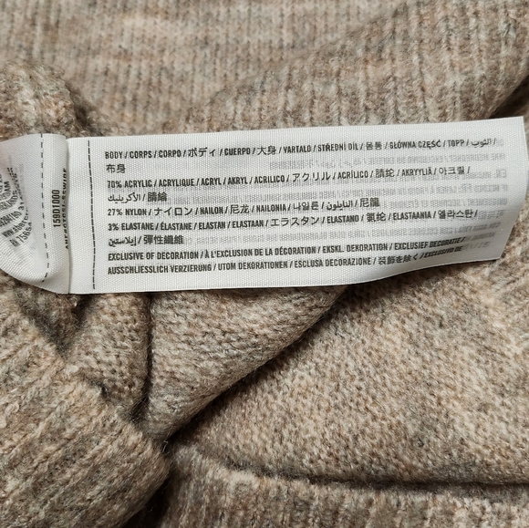 Abercrombie & Fitch Fair Isle Sweater Dress XS - Picture 6 of 6